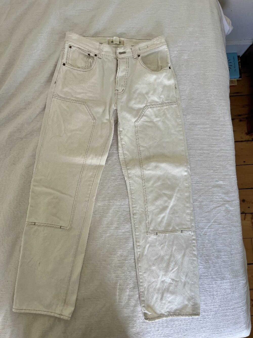 The Dean Easy Straight Jean in Vintage Canvas size 25